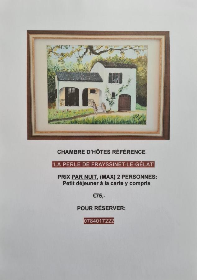 La Perle De Frayssinet-Le-Gelat - Chambre D'Hotes - B&B Exterior photo